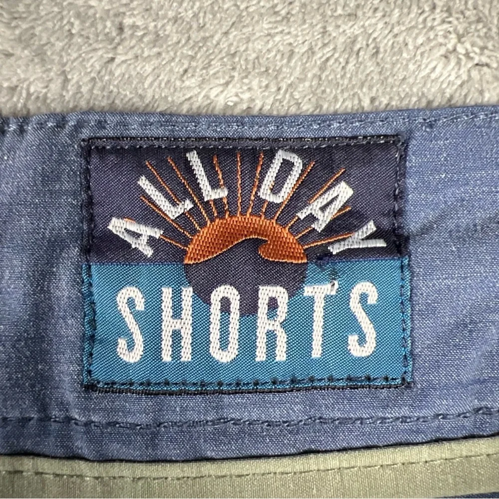 Faherty All Day Shorts Men’s Size 40 Navy Blue 9 Inch Inseam Water Repellent